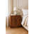 Solid Wood Curved Ribbed Byrine With Drawer