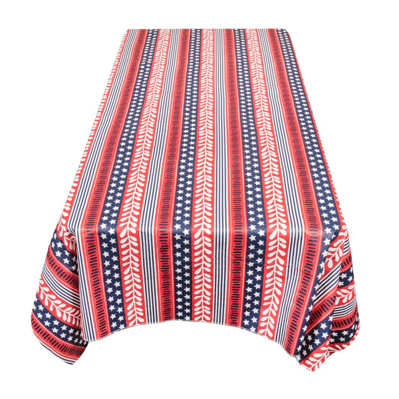 Sandsmere Striped Tablecloth, 70" X 52"