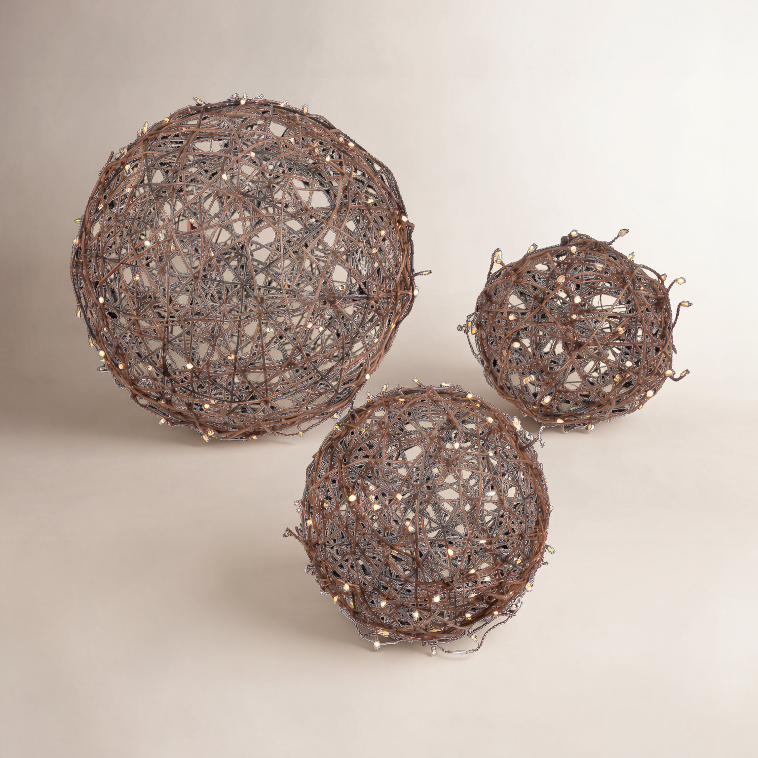 Battery-Operated Micro LED Vine Ball Set