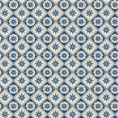 Joules Meadow Geo Navy/Cream Wallpaper