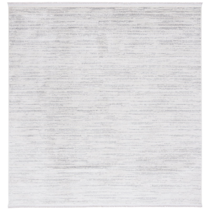 Whisper Performance Striped Rug, Square 6'7"