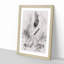 Cracked Acoustic Guitar Watercolour - Framed Print-56923461-56923462