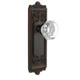 Grandeur Windsor Plate Double Dummy with Chambord Crystal Door Knob