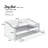 1Pc Day Bed W/ Slat Trundle Button Tufted Nailhead Trim