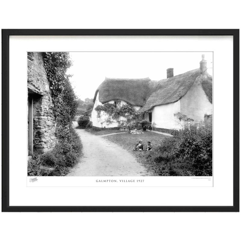 Galmpton, Village 1927 - Single Picture Frame Print, 60cm H x 80cm W x 2.3cm D