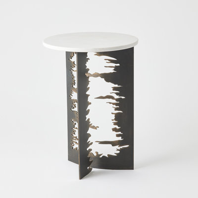 Table découpée - bronze