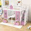 Lit superposé convertible en bois avec escalier et tiroirs Anela-1454296579-1454296582