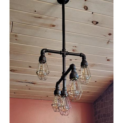 Luminaire suspendu en grappe à 5 lumières Millstein