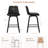 Yannis 26''H Faux Leather Swivel Barstools-144004838-142632588