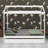 House-Shaped Bed Frame with Pull-Out Trundle