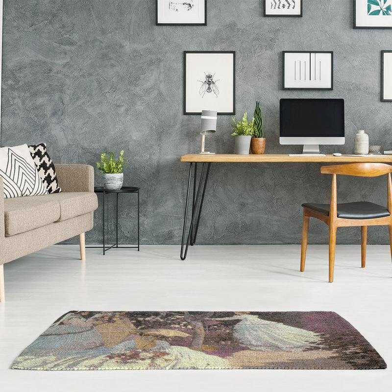 Chenille Floral Indoor Rug, Rectangle 2' x 3'