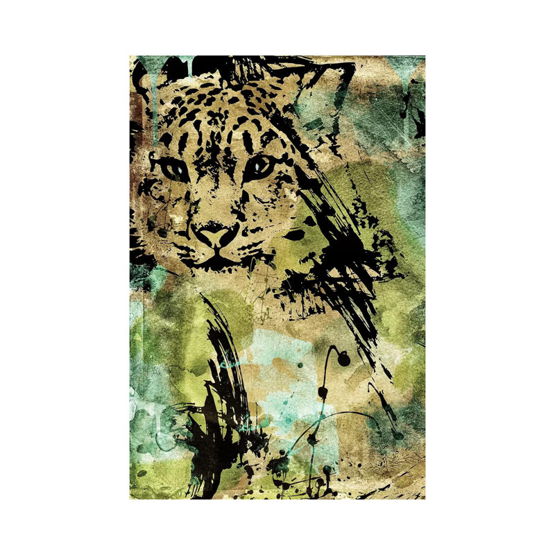 Leopard Ink by Color Bakery - Wrapped Canvas Painting