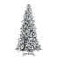 Arbre de Noël artificiel enneigé 9 pi avec 616 branches de cèdre réalistes