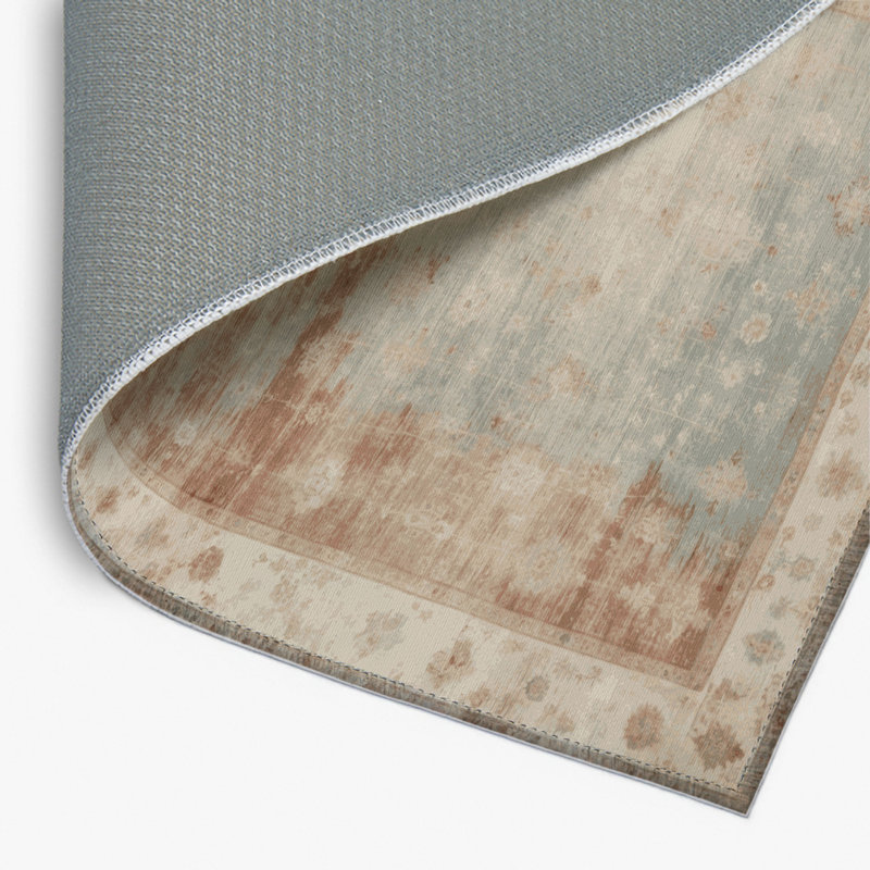 Tapis d'intérieur et d'extérieur surteint beige, Rectangulaire 2 pi x 3 pi