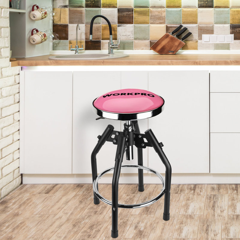 Vevor Milwaukee Garage Stool Mechanics Swivel Seat 300 LBS Rolling