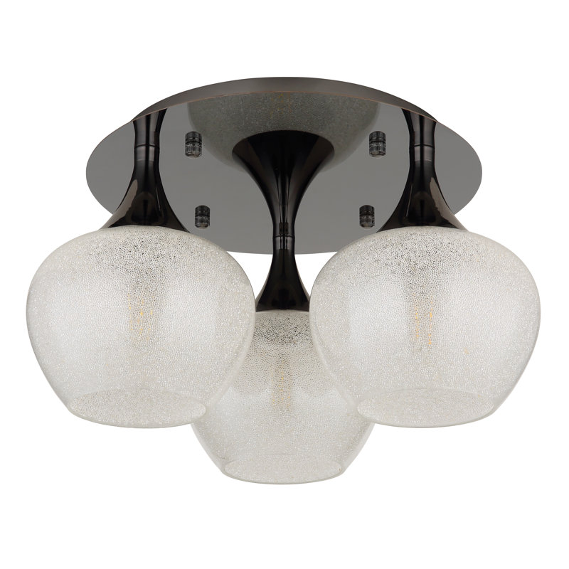 Norb Glass Flush Mount