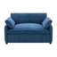 Fauteuil surdimensionné en chenille avec assise profonde-895756962