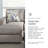 Greaves Upholstered 85'' Seating Component-1891989370-1891989369