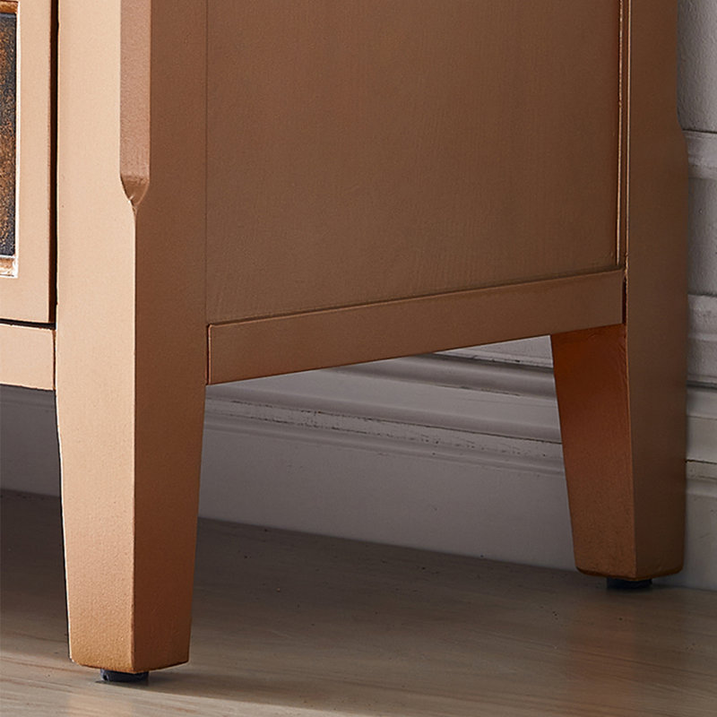 Versatile Hand-Painted Storage Accent Chest
