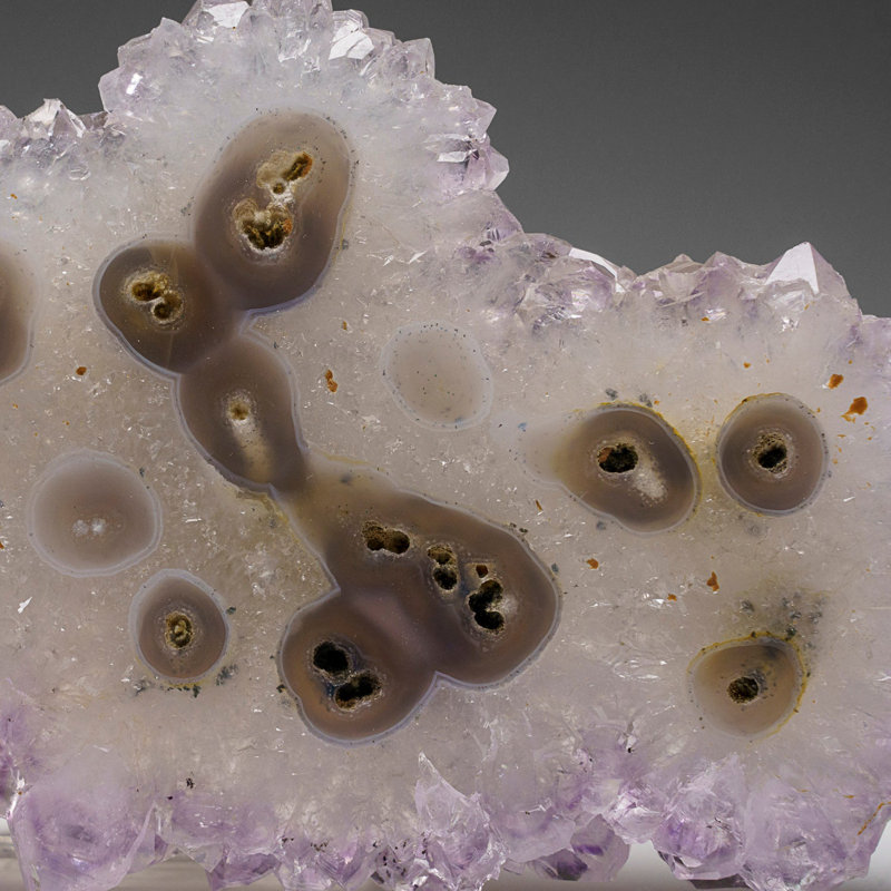 Amethyst Stalactite Slice From Uruguay (263.8 Grams)