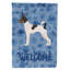 Caniche en polyester à 2 côtés 40 x 28 po standard welcome drapeau maison-957492871