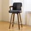 Tabouret de bar et de comptoir pivotant 26 po avec accoudoirs-1003015841-974876969