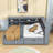 Haileyjo Wood Daybed with 2 Drawers,USB Charging and Shelves-1702522325-1702522330
