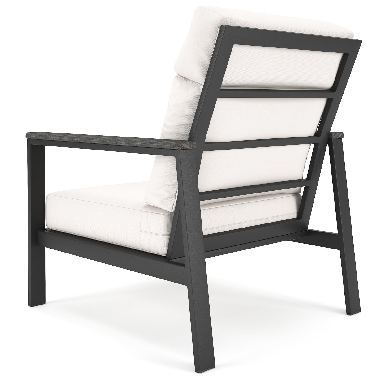 Townsend Sunbrella® Patio Lounge Chair, Gray, Canvas White, Yes