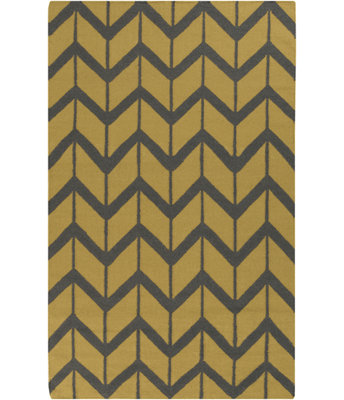 Irizarry Wool Chevron Indoor Rug