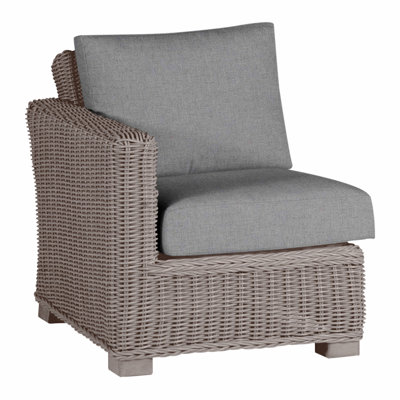 Rustic Woven Sectional Left