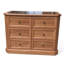 47.24 " W Pine Solid Wood and Glass Jewelry Armoire