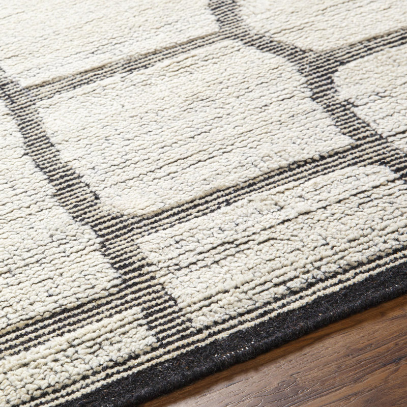 Tunus Wool Geometric Area Rug, Rectangle 2' x 3'