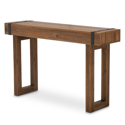Brooklyn Walk 52" Wide Wood Console Table - Burnt Umber