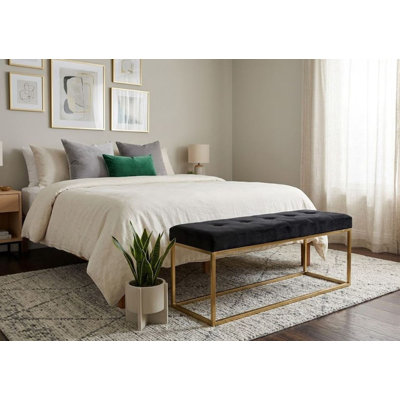 King Upholstered Bench