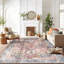 Tapis multicolore tissé à plat à la machine Alice-947384626