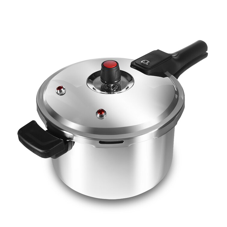 7.4 Quart Stainless Steel Pressure Cooker Stove Fast Cooker Stovetop Pot  Pressure Regulator 