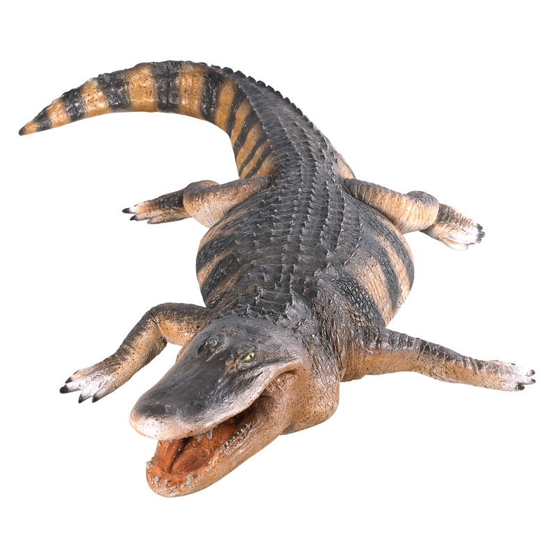 Statue de jardin alligator prédateur