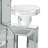 Glass Pillar 3 Plate Decorative Silver Candelabra with Mirrored Accents