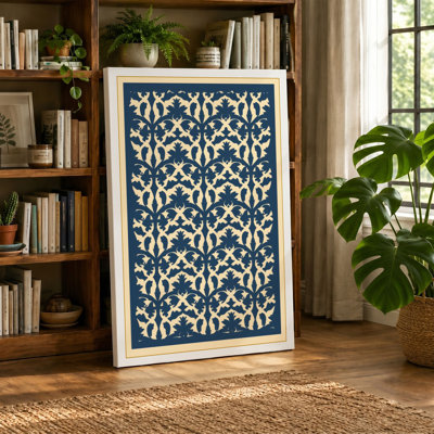 Lattice Geometric - Wrapped Canvas