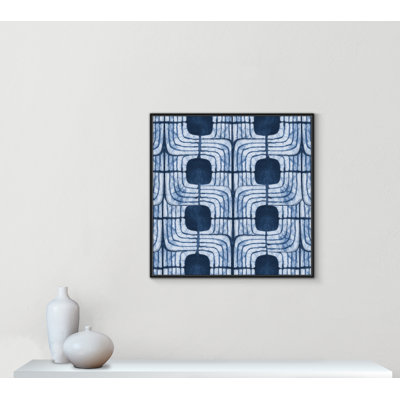 Blu Batik II Print by Emma Peal