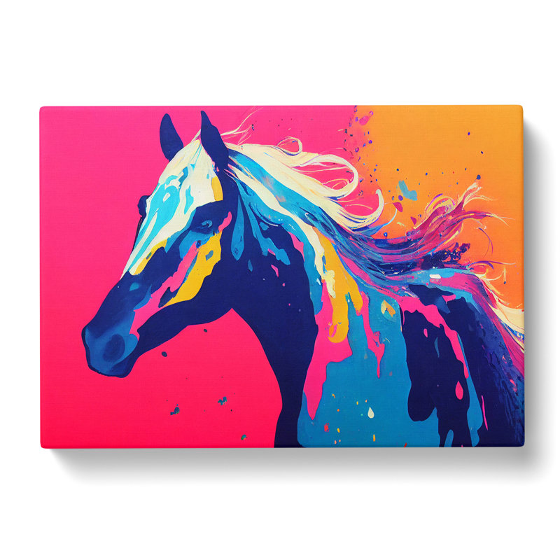 Horse Splash Vol.1 - Wrapped Canvas, 40cm H x 60cm W x 3cm D