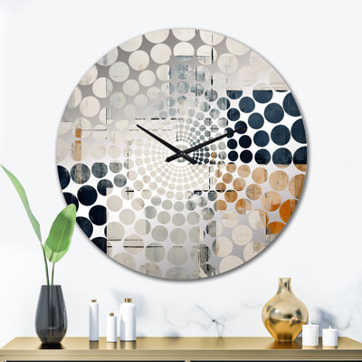 Agatina - Abstract Collages Wall Clock