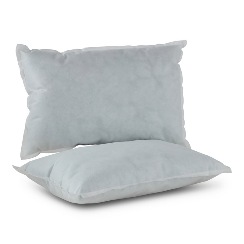 Eco-Friendly Ultra Plush Fiber Filled White Pillow Insert Set