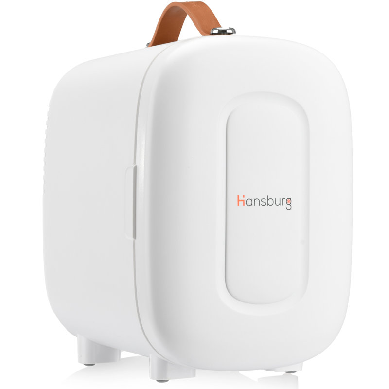 Mini réfrigérateur autoportant portatif 4 pieds cubes HANSBURG, Blanc
