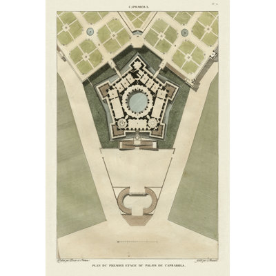 Plan du Palais de Caprarola