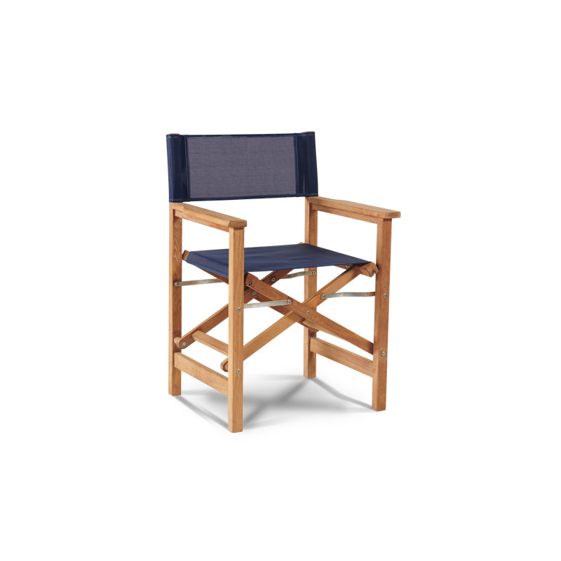 Folding Director Chair, Blue