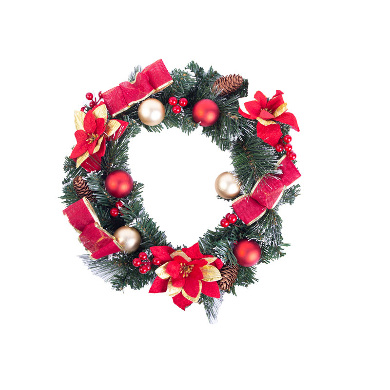 Faux Pine 43cm Wreath