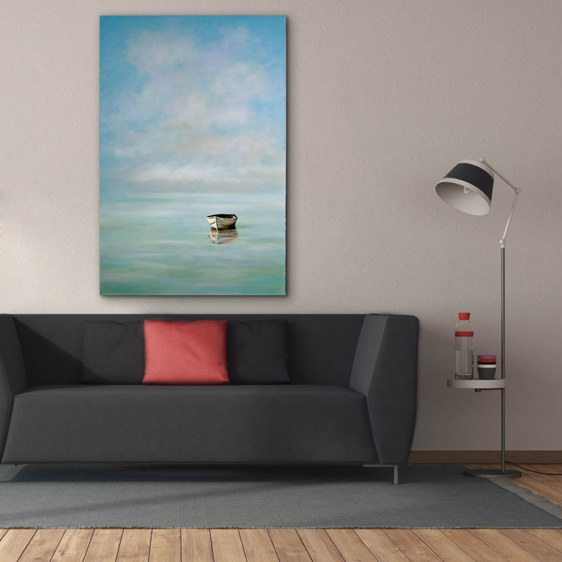  «Single Row» par Michael Fratrich, art mural sur toile, 40 po x 60 po