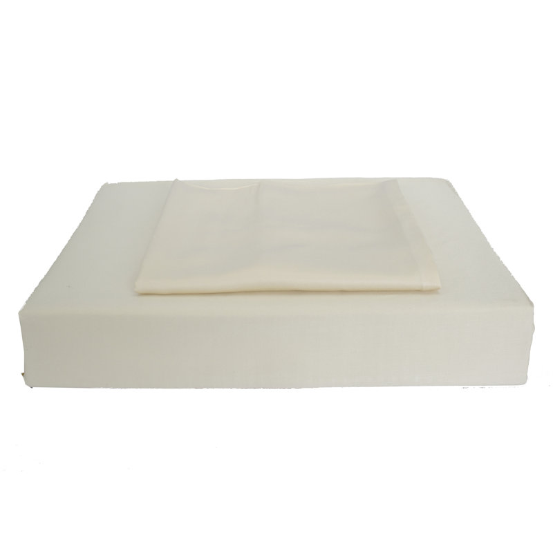 Ensemble de draps en rayonne de bambou, Beige, Très grand