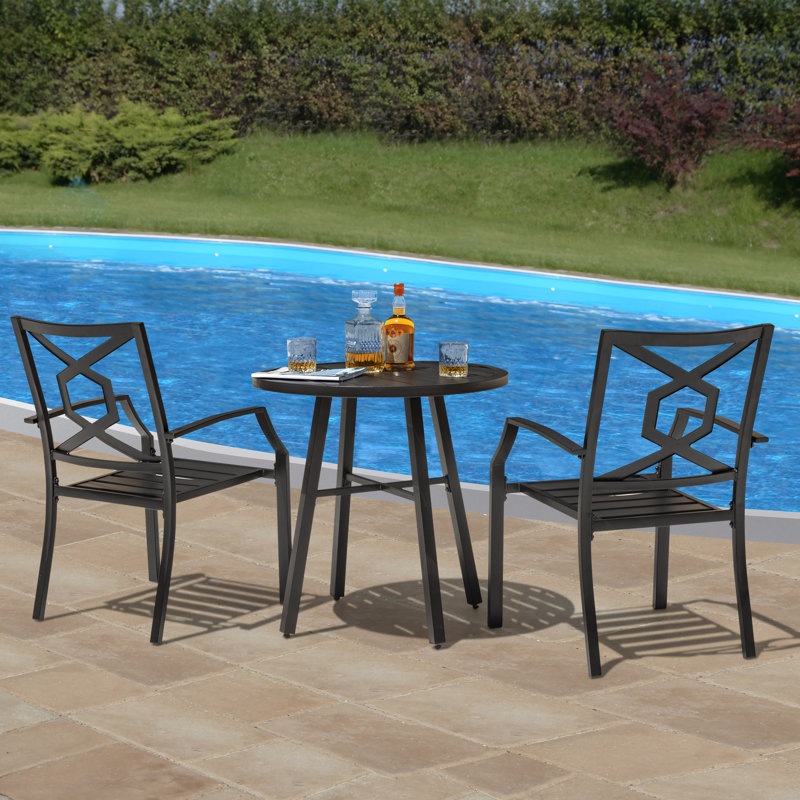 2 - Person Patio Dining Set with Round Table